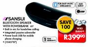 Sansui Bluetooth Speaker With Powerbank BT7