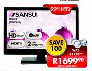 Sansui 22" LED TV STY0322