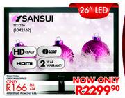Sansui 26" LED TV STY1226