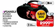 Sansui Portable Boombox With DVD POR1005