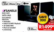 Sansui DVD Hi-Fi With iPad Docking MDVX1004