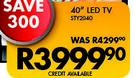Sansui 40" LED TV STY2040