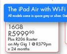 Apple iPad Air With Wi-Fi 16GB