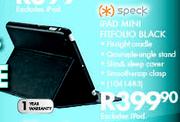Apple Speck iPad Mini Fit Folio Black
