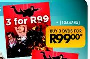 Buy 3 DVD's