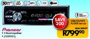 Pioneer USB/CD/MP3 Player DEH-1550