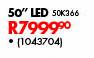 Hisense 50" LED TV 50K366