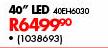Samsung 40" LED 40EH6030