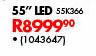 Hisense 55" LED TV 55K366