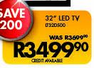 JVC 32" LED TV LT32D500