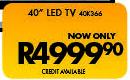 Hisense 40" LED TV 40K366