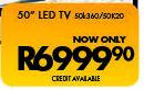 Hisense 50" LED TV 50K360/50K20
