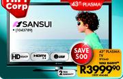 Sansui 43" Plasma TV STY0643