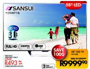 Sansui 58" LED TV STY1058