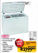 Defy 195Ltr Chest Freezer DMF470