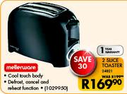 Mellerware 2 Slice Toaster 24821