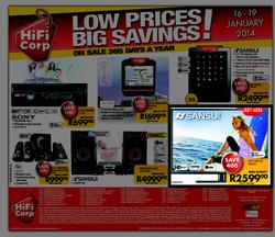 HiFi Corp : Low Prices, Big Savings (16 Jan - 19 Jan 2014), page 8