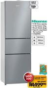 Hisense 232Ltr 3 Door Fridge/Freezer 310EMI