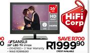 Sansui 26" HD Ready LED TV STY1226