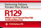 Samsung Galaxy Pocket Plus Black-On U Choose Flexi 100