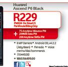 Huawei Ascend P6 Black-On Smart S