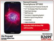 Sansui Cosmic Smartphone SP 1002