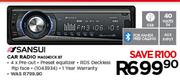 Sansui Car Radio MA024DCK BT