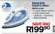 Philips Steam & Spray Iron 