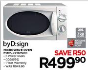 byD:sign 20Ltr Microwave Oven PF0B17L-D4/BDM20K4