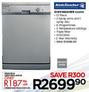 Kelvinator Dishwasher KD12MM1