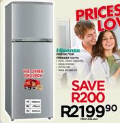 Hisense 168Ltr Fridge/Top Freezer H220TME