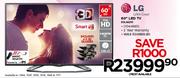 LG 60" Full HD LED TV 60LA6210