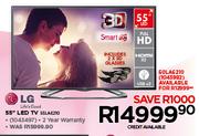 LG 55" Full HD LED TV 55LA6210