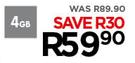 Sahara 4GB Flash Drive