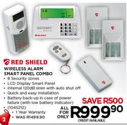 Red Shield Wireless Alarm Smart Panel Combo