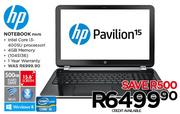 HP Notebook PAV15
