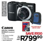 Canon Digital Camera Bundle POWERSHOT A1400