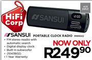 Sansui Portable Clock Radio