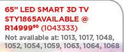 Sansui 65" LED Smart 3D TV STY1865