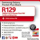 Samsung Galaxy Pocket Plus Black-On U Choose Flexi 100