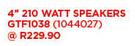 Sony 4" 210 Watt Speakers GTF1038