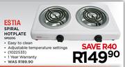 Estia Spiral Hotplate SP020G