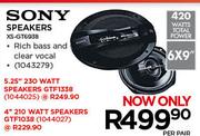 Sony 5.25" 230Watt Speakers GTF1338