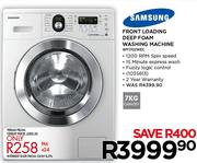 Samsung Front Loading Deep Foam Washing Machine WF1702WEC