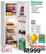 Hisense Fridge/Freezer H220TWH