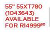 Hisense 55" 3D Smart LED TV 55XT780