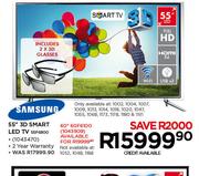Samsung 55" 3D Smart LED TV 55F6800