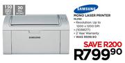 Samsung Mono Laser Printer ML2160