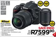 Nikon DSLR Camera Lens Package D3200