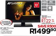 Sansui 22" LED TV STY0322
